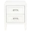 Soloman Bedside Table Small White Range
