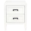 Soloman Bedside Table Small White Range