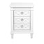 Plantation Bedside Table - Small White