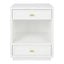 Logan Small White Bedside Table Range