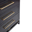 Pearl Large Black Bedside Table Range