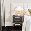 Aimee Small Black Bedside Table Range