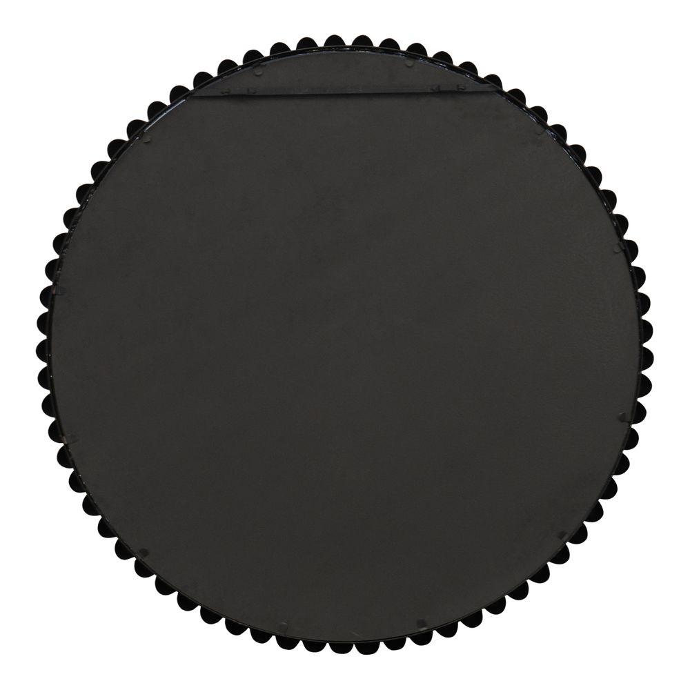 Esme Round Wall Mirror - Black