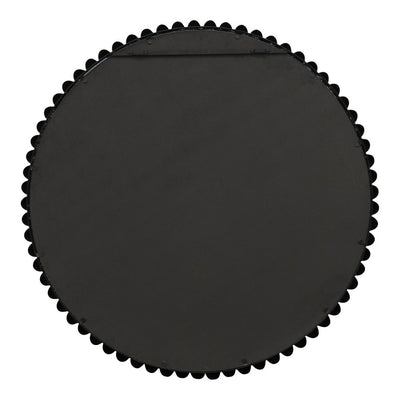 Esme Round Wall Mirror - Black