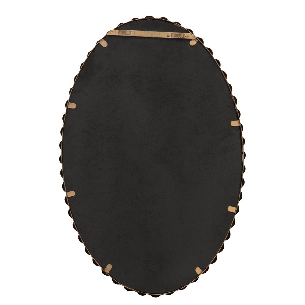 Esme Oval Wall Mirror - Gold Leaf