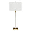 Essex Marble Table Lamp - White