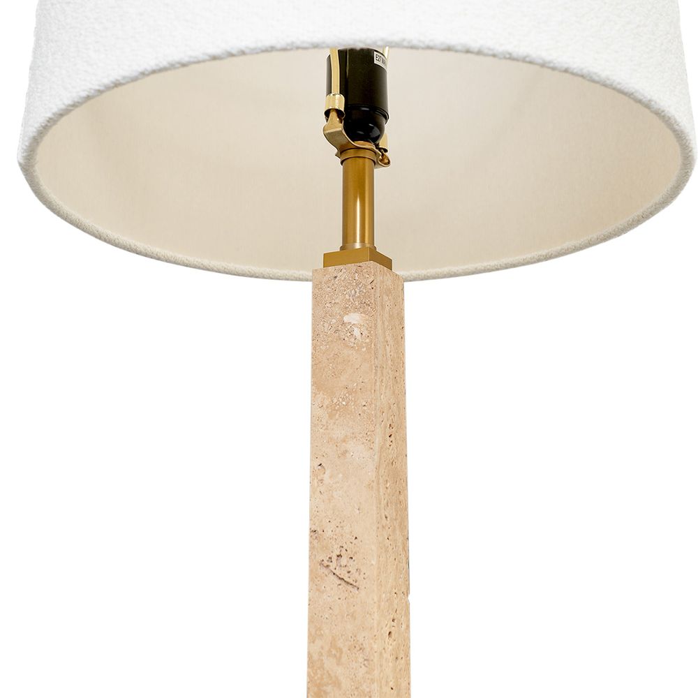 Essex Marble Table Lamp - Natural