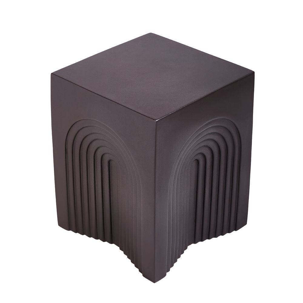 Arc Concrete Stool - Charcoal