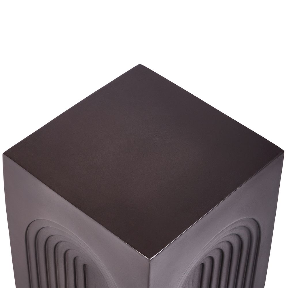 Arc Concrete Stool - Charcoal