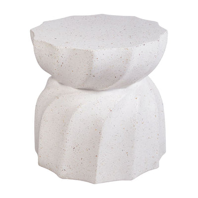 Swirl Concrete Stool - Large Terrazzo