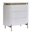 Demarco 3 Drawer Chest - White