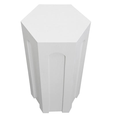 Winston Tall Side Table - White