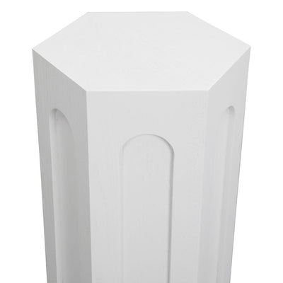 Winston Tall Side Table - White