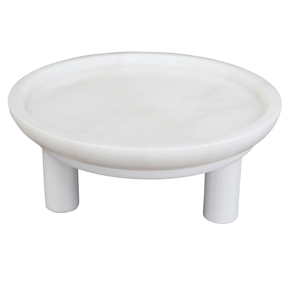 Eileen Footed Bowl - Large White