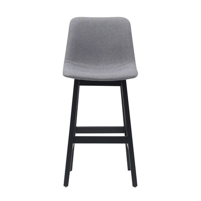 Jermaine Bar Stool Set of 2 - Stone Grey