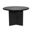 Montauk Round Dining Table - 1.2m Black