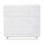 Alton 3 Drawer Chest -  White