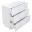 Alton 3 Drawer Chest -  White