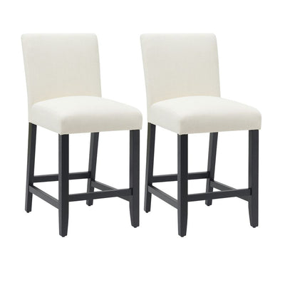 Christie Kitchen Stool Set of 2 - Off White