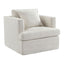 Birkshire Slip Cover Arm Chair - Off White Linen