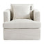 Birkshire Slip Cover Arm Chair - Off White Linen