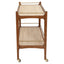 Ashley Travertine Bar Cart - Walnut