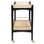 Ashley Travertine Bar Cart - Black