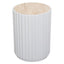 Carter Travertine Side Table - White