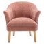 Elsa Arm Chair - Coral Chenille
