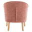 Elsa Arm Chair - Coral Chenille
