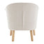 Elsa Arm Chair - Cream Chenille