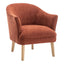 Elsa Arm Chair Chair - Terracotta Chenille