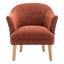 Elsa Arm Chair Chair - Terracotta Chenille