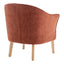 Elsa Arm Chair Chair - Terracotta Chenille