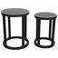 Cadie Nesting Side Tables - Black