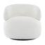 Greenwich Swivel Occasional Chair - Ivory Chenille