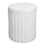 Caleb Side Table - White