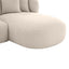 Greenwich 3 Seater Sofa w Right Chaise - Natural Chenille