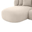 Greenwich Modular 3 Seater Sofa w Left Chaise - Natural Chenille
