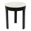 Oliver Marble Side Table - Large Black
