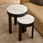 Oliver Marble Side Table - Small Black
