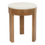 Oliver Marble Side Table - Small Oak