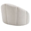 Avalon Swivel Occasional Chair - Cream Chenille