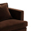 Birkshire Slip Cover Arm Chair - Dark Chocolate Velvet