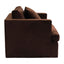 Birkshire Slip Cover Arm Chair - Dark Chocolate Velvet