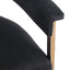 Dino Kitchen Stool - Black Linen - OUTLET NSW
