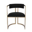 Dino Dining Chair - Black Linen