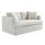 Birkshire 2 Seater Slip Cover Sofa - Off White Linen