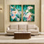 Blooming Set of Two Oil On Canvas Painting