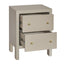 Ariana Bedside Table - Small Beige